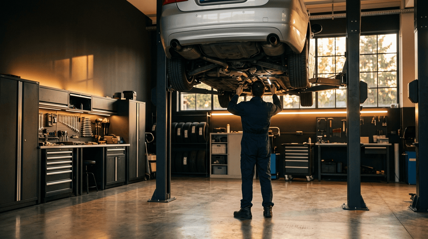 Moderne KFZ-Werkstatt